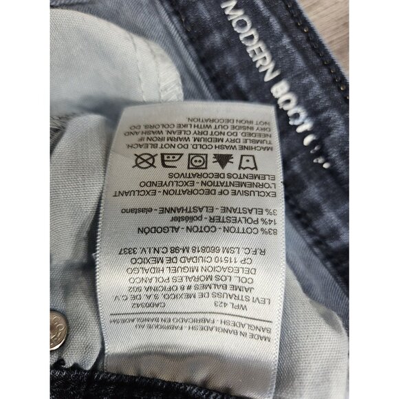 Denizen from Levi's Women's Boot Cut Jeans - Dark Blue - Picture 6 of 12